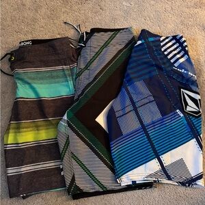 Men’s swim trunks all 3 pairs